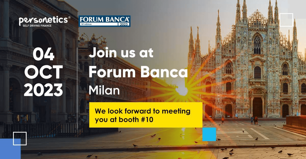 Join Personetics at Forum Banca 4th October 2023, Milan