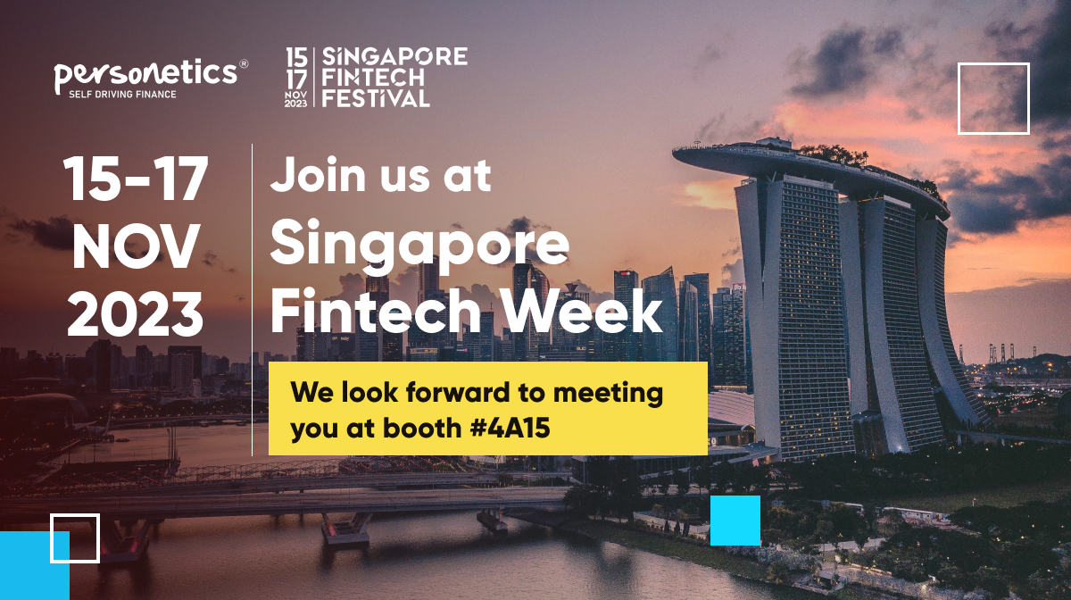 Join Personetics at Singapore Fintech Festival, 15-17 November 2023