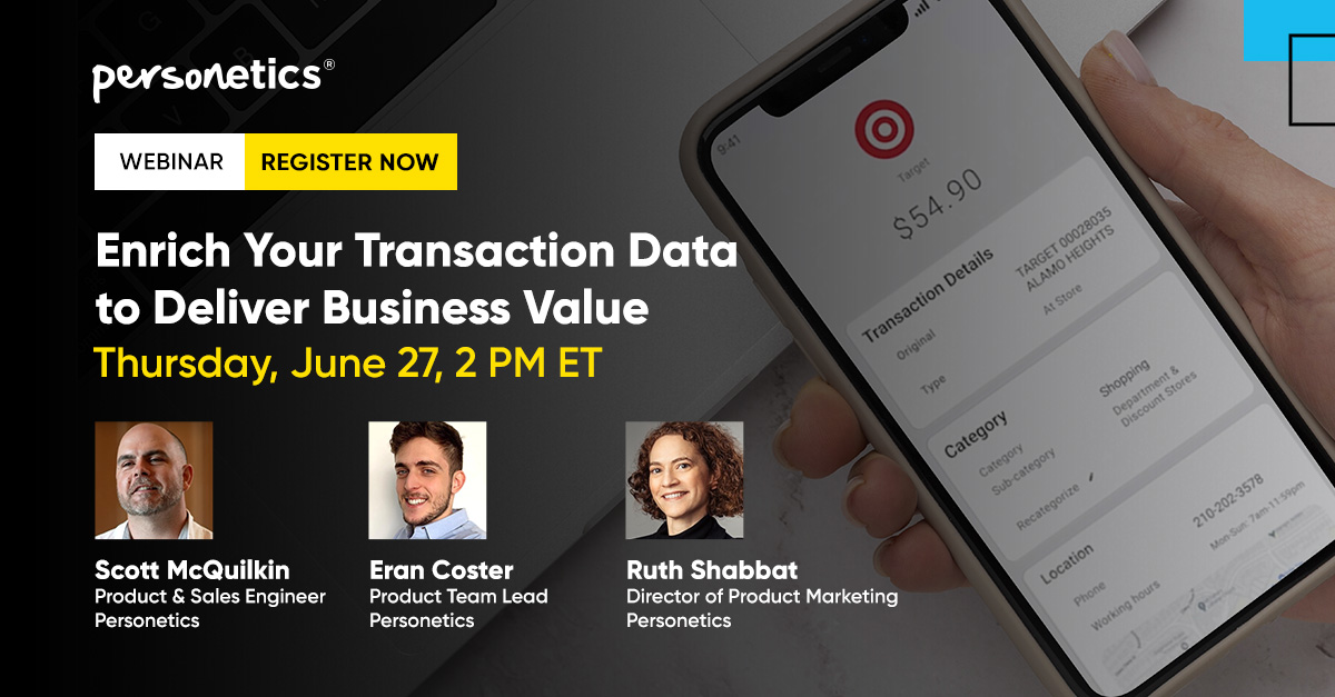 [Live Webinar] June 27, 2024: Unlock the Power of Your Data - Transaction Data Enrichment for North American Banks