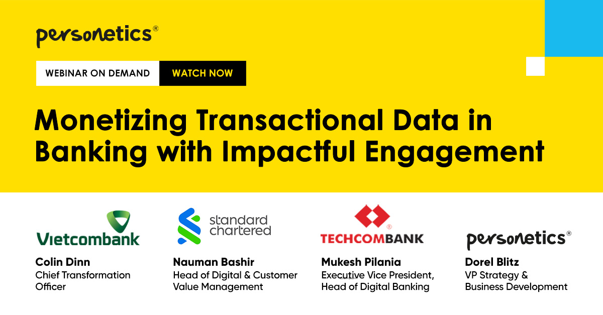 [On demand webinar] Monetizing Transactional Data in Banking with Impactful Engagement