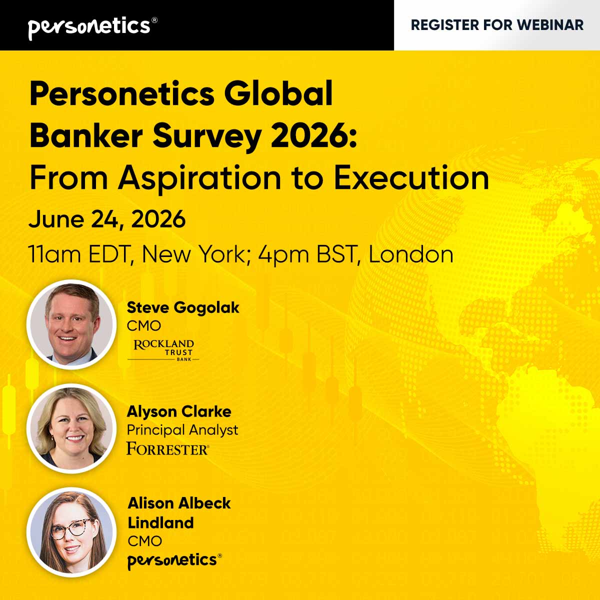 Join Personetics 2026 Global Banker Survey Webinar: From Aspiration to Execution
