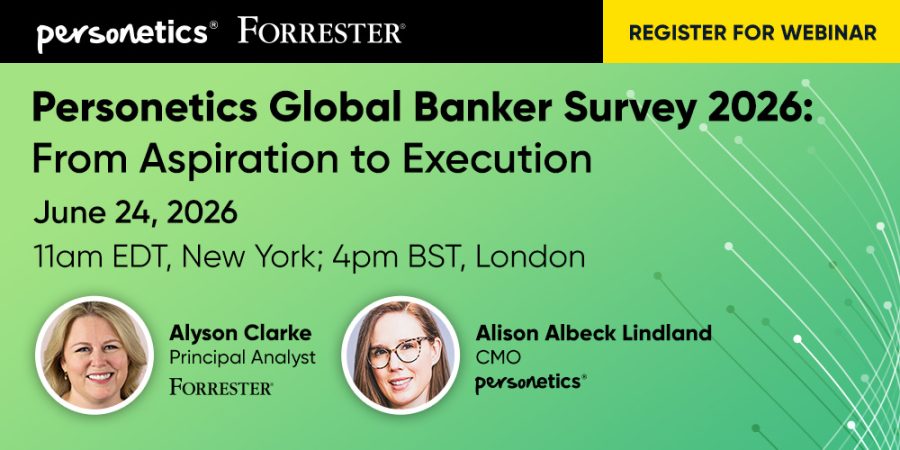 Join Personetics 2026 Global Banker Survey Webinar, June 24th: From Aspiration to Execution